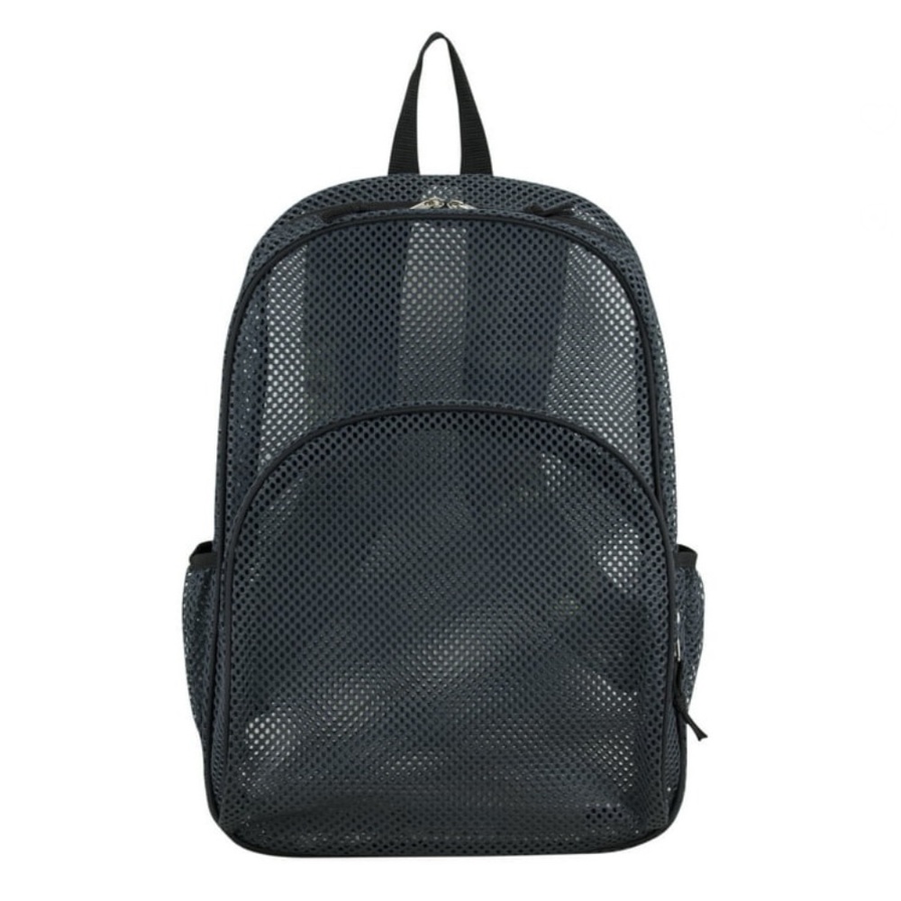Black Mesh Backpack